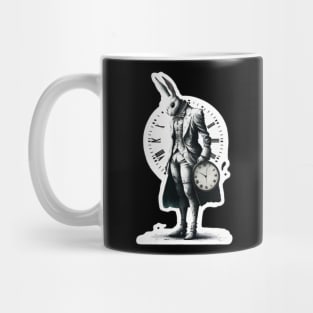 White rabbit Big Watch #01 Mug